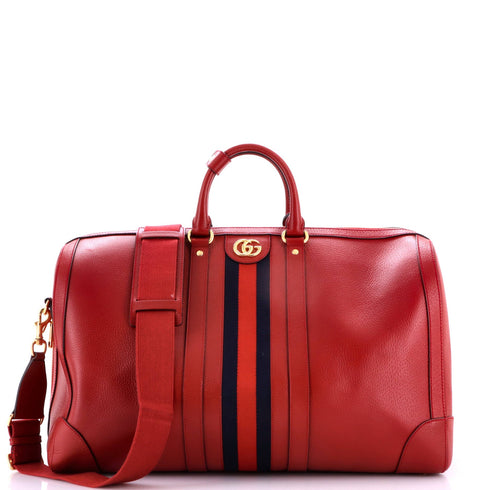 Savoy Web Convertible Duffle Bag Leather Large