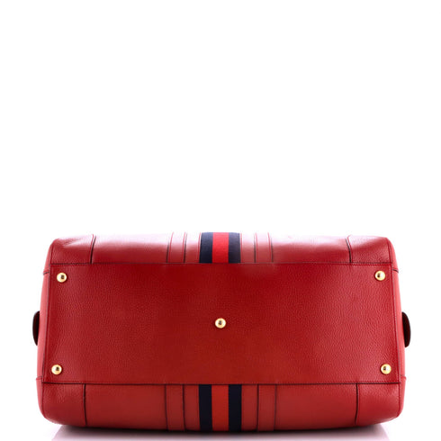Savoy Web Convertible Duffle Bag Leather Large
