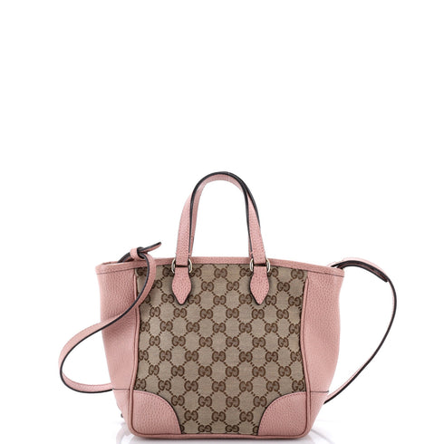 Bree Convertible Tote GG Canvas with Leather Small