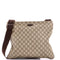 Zip Top Messenger Bag GG Coated Canvas Large