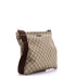 Zip Top Messenger Bag GG Coated Canvas Large