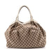 Sukey Tote GG Canvas with Leather Large