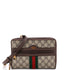Ophidia Double Zip Crossbody Bag GG Coated Canvas Small