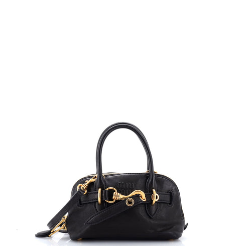 Aventure Top Handle Bag Leather Mini