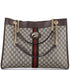 Rajah Chain Tote GG Coated Canvas Large