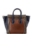 Tricolor Luggage Bag Leather Mini