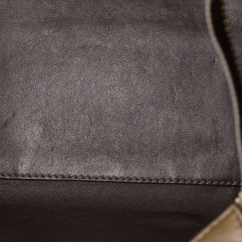 Tricolor Luggage Bag Leather Mini