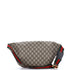 Courrier Zip Belt Bag GG Coated Canvas with Applique