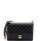 Chic Pearls Flap Bag Quilted Lambskin Small