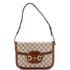 Horsebit 1955 Shoulder Bag GG Coated Canvas with Leather Small