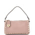 Rockstud Zip Pochette Shoulder Bag Leather Small