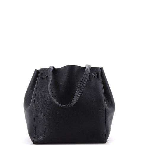 Phantom Tie Cabas Tote Leather Small