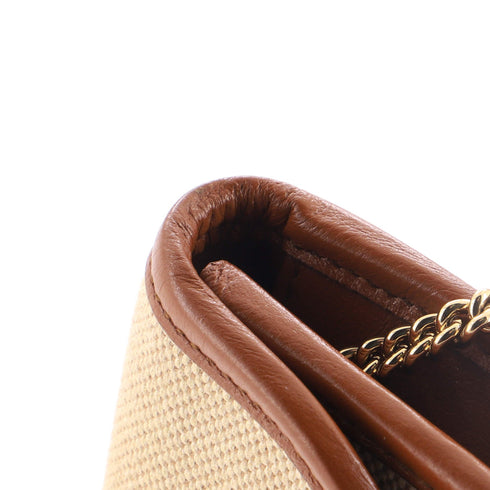 Rajah Web Chain Shoulder Bag Vintage Web Canvas Mini