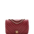 Statement Flap Bag Chevron Calfskin Mini