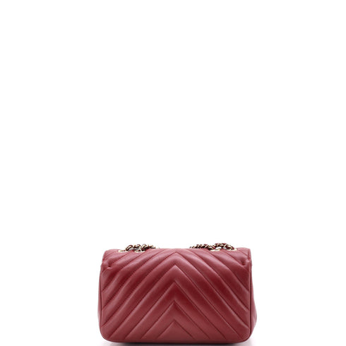 Statement Flap Bag Chevron Calfskin Mini