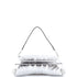 Horsebit Chain Shoulder Bag Vertical Quilted Leather Large