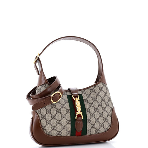 Jackie 1961 Hobo GG Coated Canvas Small