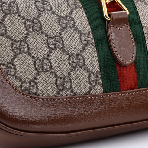 Jackie 1961 Hobo GG Coated Canvas Small