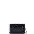 Pearl Charm Wallet on Chain Quilted Glazed Calfskin
