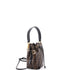 Mon Tresor Bucket Bag Zucca Embossed Leather Mini