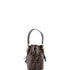 Mon Tresor Bucket Bag Zucca Embossed Leather Mini