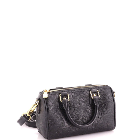 Speedy Bandouliere NM Bag Monogram Empreinte Leather Nano