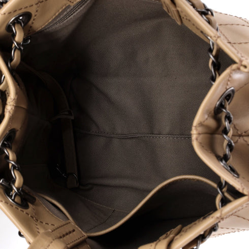 CC Pocket Tote Quilted Calfskin Small