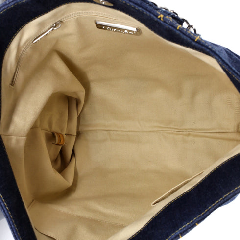 Luxe Ligne Tote Denim North South