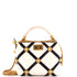 Roman Stud Top Handle Bag Quilted Leather Small