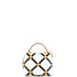 Roman Stud Top Handle Bag Quilted Leather Small