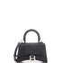 Hourglass Top Handle Bag Glitter Leather XS