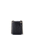 Vertical Classic Vanity Case with Chain Quilted Caviar Small