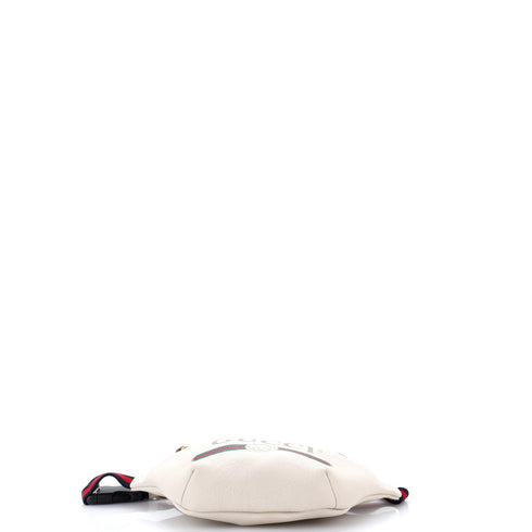 Logo Belt Bag Printed Leather Small