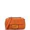 Midi Baguette Chain Bag Zucca Embossed Leather Small