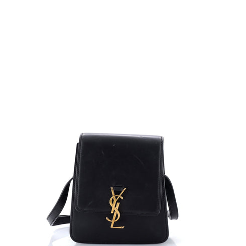 Kaia Flap Satchel Leather North South