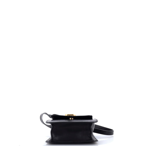 Kaia Flap Satchel Leather North South