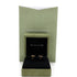 Sweet Alhambra Stud Earrings 18K Yellow Gold and Onyx