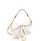 Saddle Handbag with Strap Leather Mini