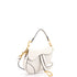 Saddle Handbag with Strap Leather Mini