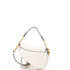 Saddle Handbag with Strap Leather Mini