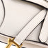 Saddle Handbag with Strap Leather Mini