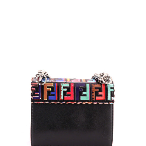 Kan I Bag Zucca Embossed Patent and Leather Small