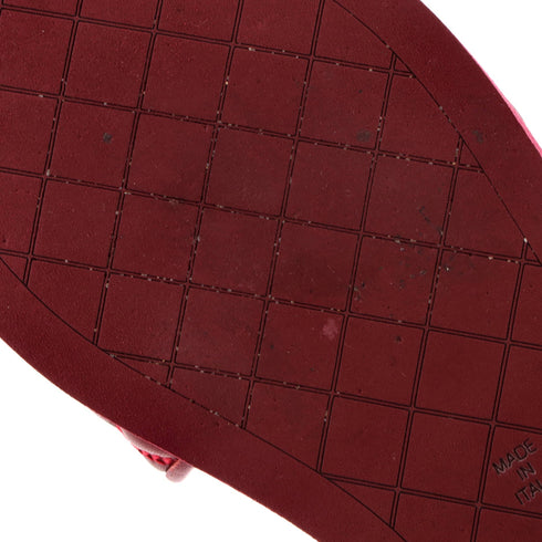 Women's CC Slide Sandals Stitched Leather