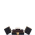 Reissue Chain Around 4 Lipstick Case Quilted Caviar