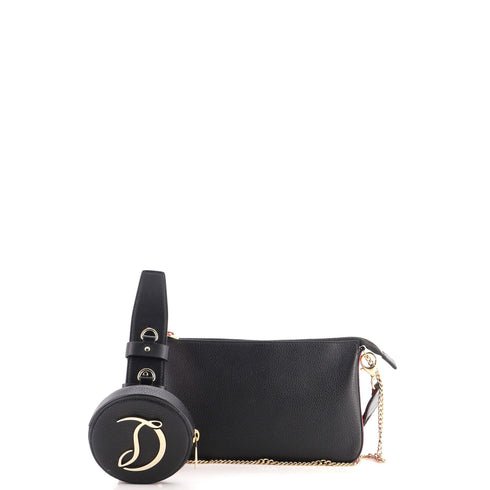Loubila Hybrid Zip Crossbody Bag Leather