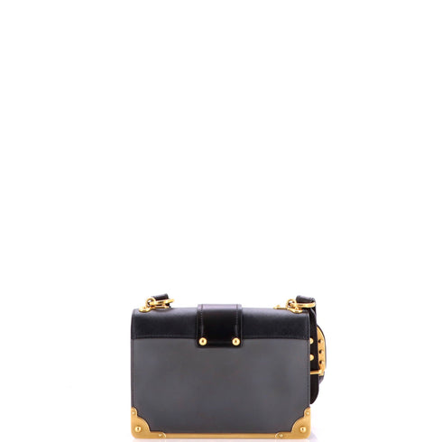 Cahier Crossbody Bag Leather and Saffiano Leather Small