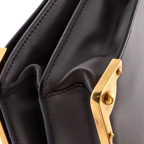 Cahier Crossbody Bag Leather and Saffiano Leather Small