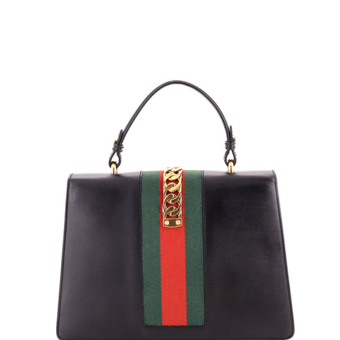 Sylvie Top Handle Bag Leather Medium