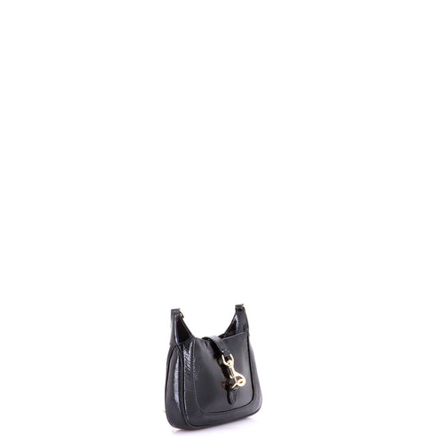 Jackie Notte Chain Hobo Patent Mini