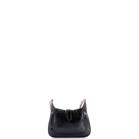 Jackie Notte Chain Hobo Patent Mini
